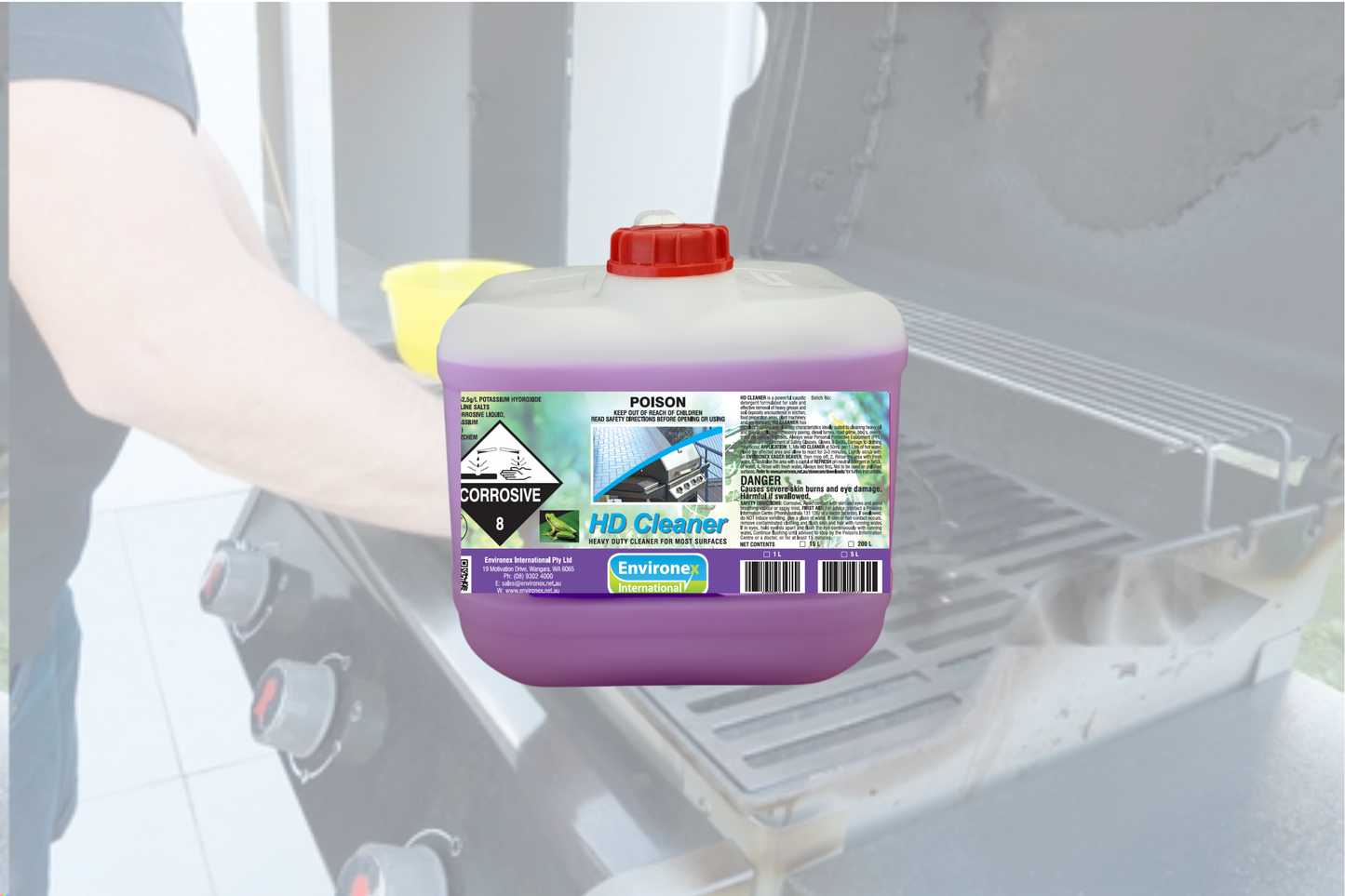 HD Cleaner : Heavy-duty cleaner and degreaser