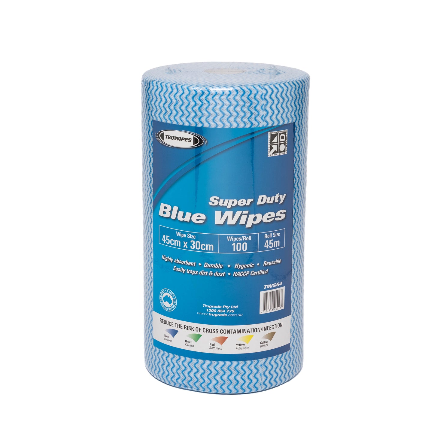 Multipurpose Super Duty Perforated Blue Roll 30cm x 45cm