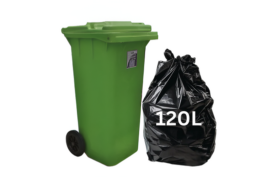 120L Bin Liner 1ctn (4 x 25 bin liners) Heavy duty