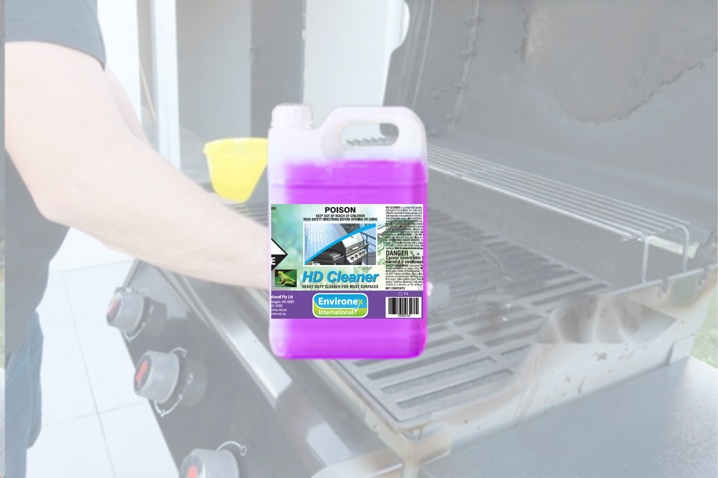 HD Cleaner : Heavy-duty cleaner and degreaser