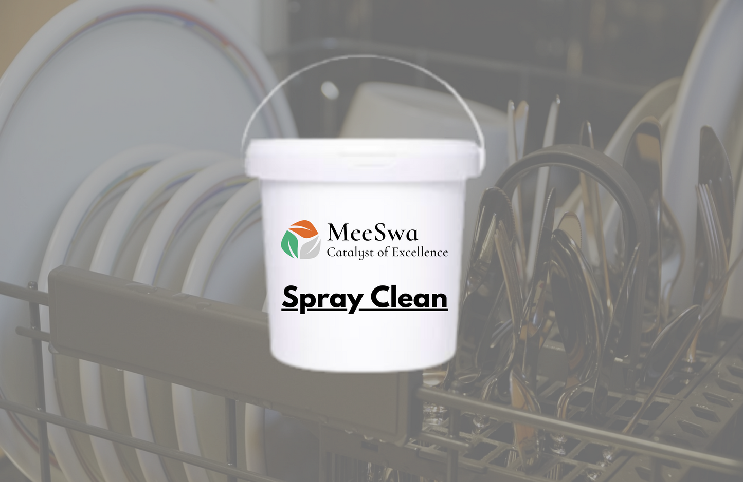 Spray Clean :  Powdered detergent for Dishwashers